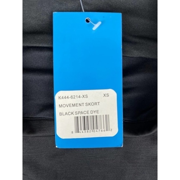 Gg BLUE MOVEMENT SKORT BLACK SPACE DYE XS - Picture 5 of 9